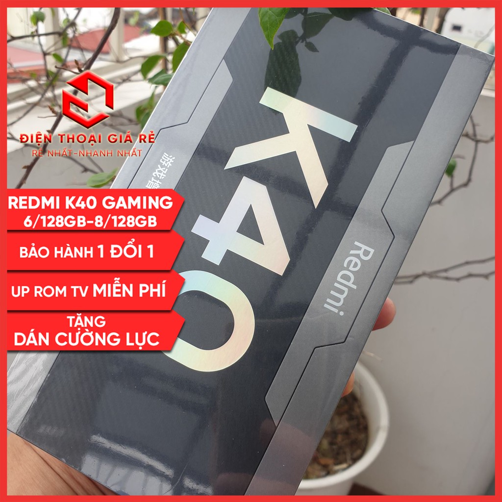Điện thoại Xiaomi Redmi K40 Gaming Edition RAM 12-128GB, RAM 8-128GB [Giá rẻ Hà Nội, BH 3 tháng 1 đổi 1-Tặng dán màn]