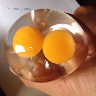 Yushenghuag Đồ Chơi Quả Trứng Nước Hai Quả Trứng Màu Vàng Thiết Kế Sáng Tạo Dùng Làm Ảo Thuật Độc Đáo