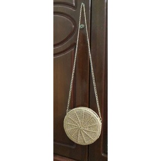 Túi trống họa tiết xoáy handmade