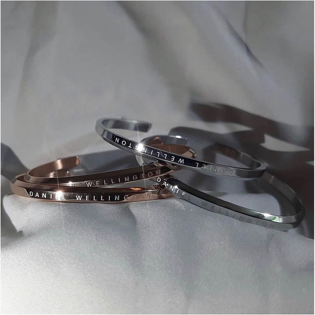 Vòng Tay Cuff cặp đôi,vòng tintan thép không gỉ kiểu chữ C siêu hot NO BOX-HIDO SHOP