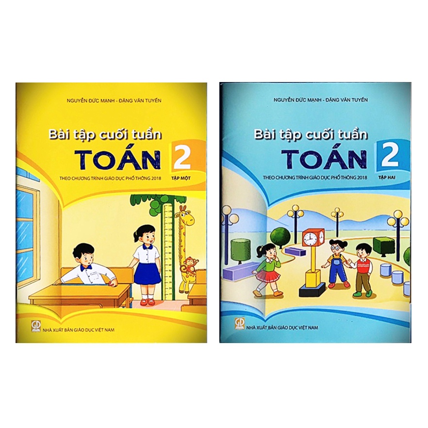 Sách - Combo Bài tập cuối tuần Toán 2 - Theo Chương Trình Giáo Dục Phổ thông 2018