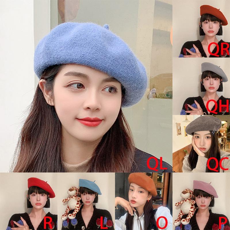 Mũ beret phong cách Pháp cổ điển thời trang thu đông cho nữ