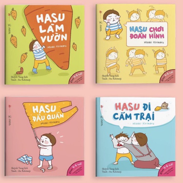 Sách - Ehon Những câu chuyện kỳ lạ của Hasu - Ehon cho bé từ 0 - 6 tuổi