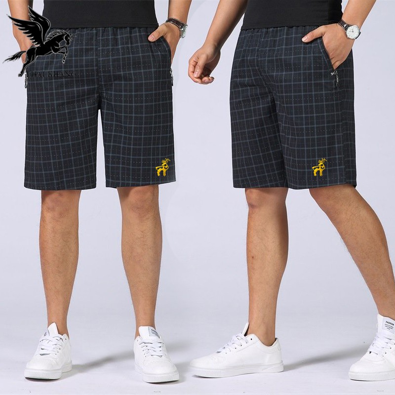 Combo 3 quần đùi nam cotton vải đẹp mát loại quần đùi nam dài tới đùi gối thiêu nai