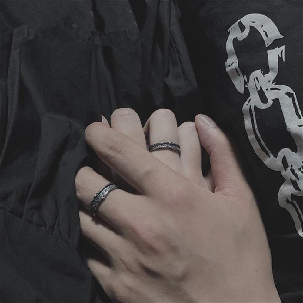 Nhẫn đeo ngón tay kim loại phong cách punk thời trang unisex