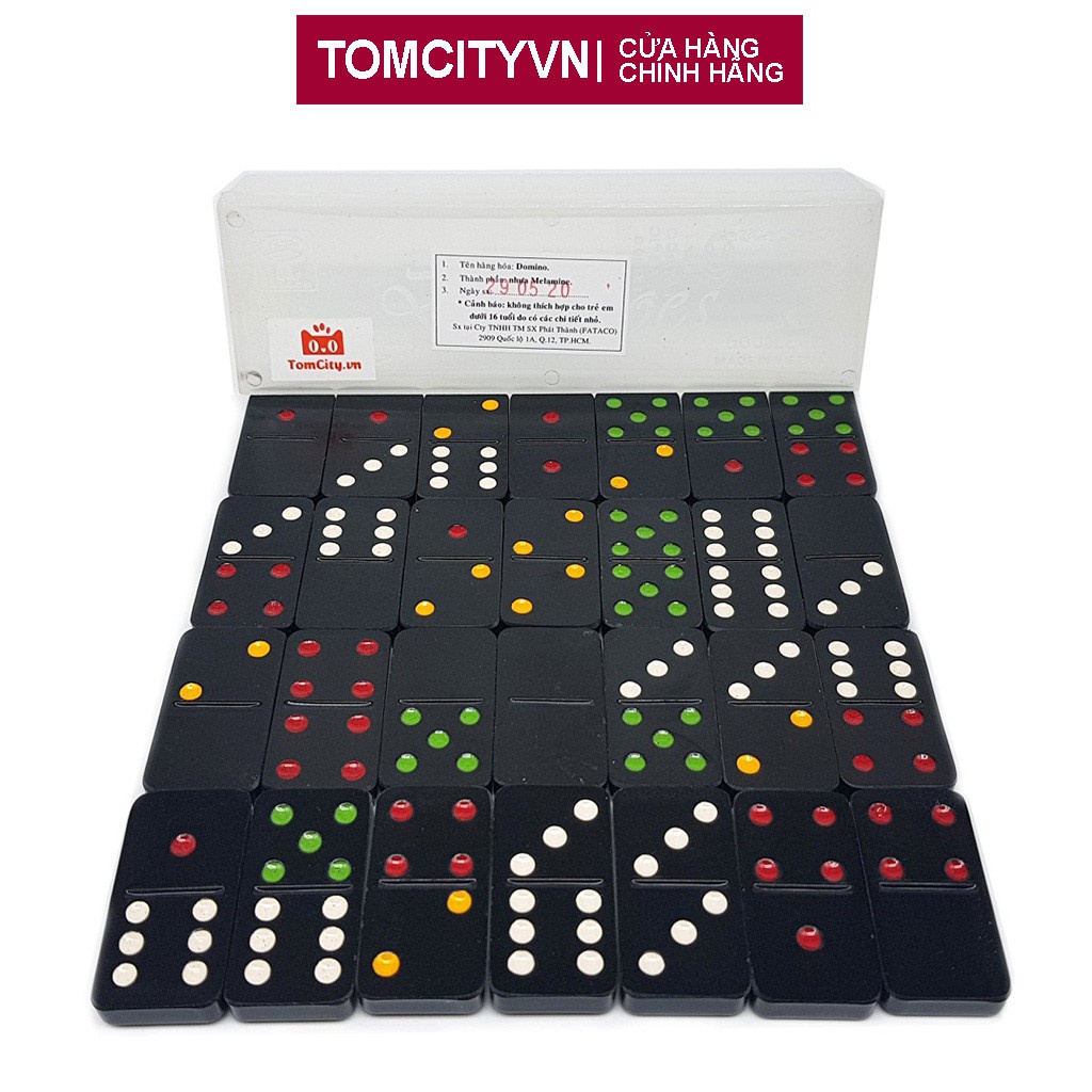 Cờ Domino Nhựa Đen cao cấp, hấp dẫn TomcityVN