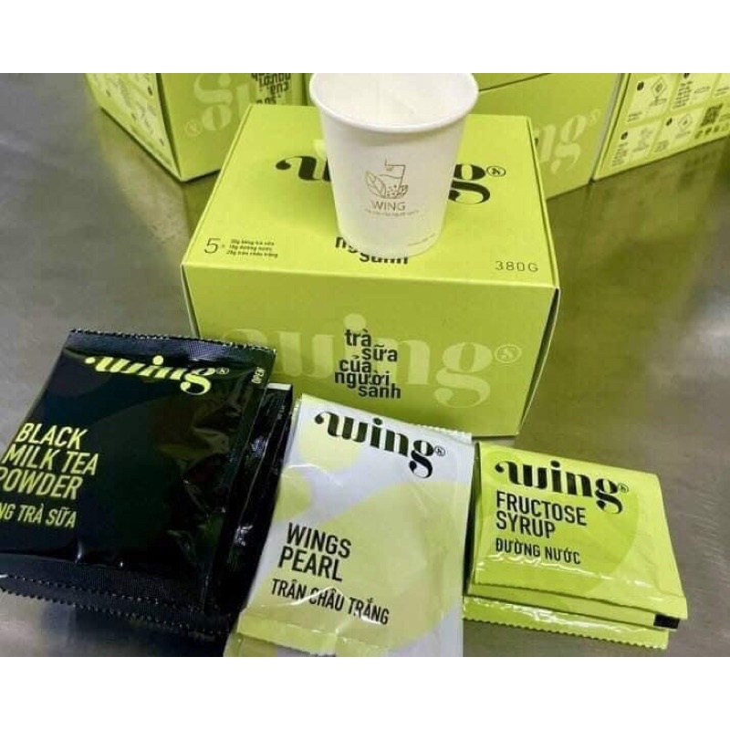 TRÀ SỮA HOÀ TAN WINGS HỘP