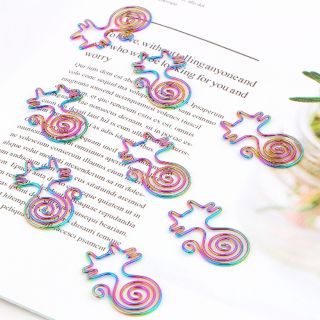 (Hình thật) Kẹp giấy hình chú mèo hologram