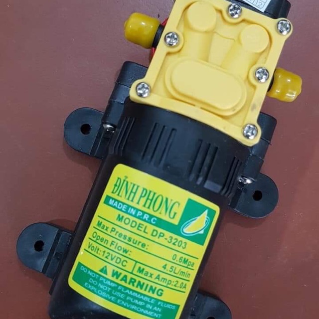 Máy bơm áp mini 12v