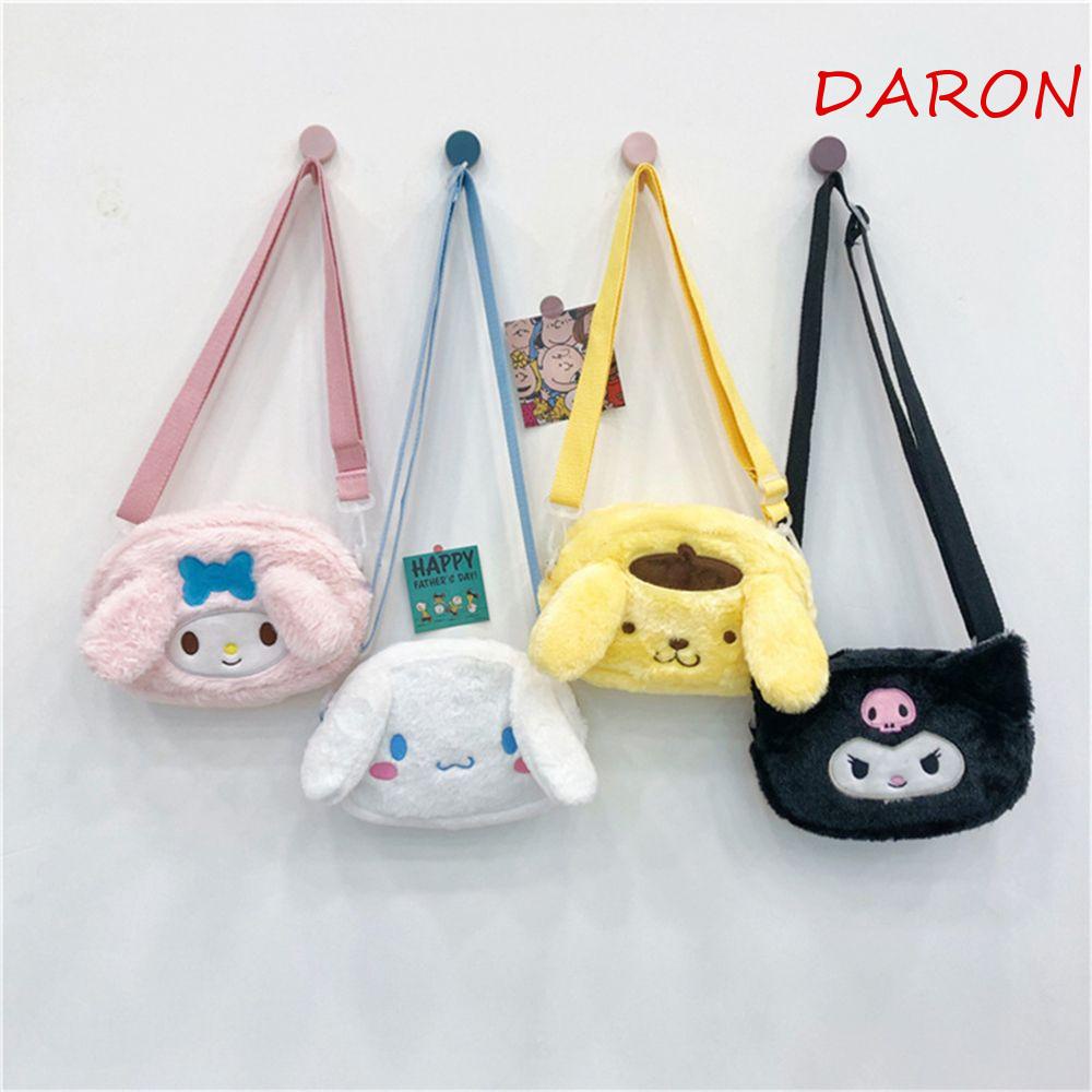 Túi Tote Đựng Điện Thoại / Tiền Xu Hình Chú Chó Cinnamon Nhồi Bông Kiểu Hàn Quốc Dễ Thương Cho Bé Gái