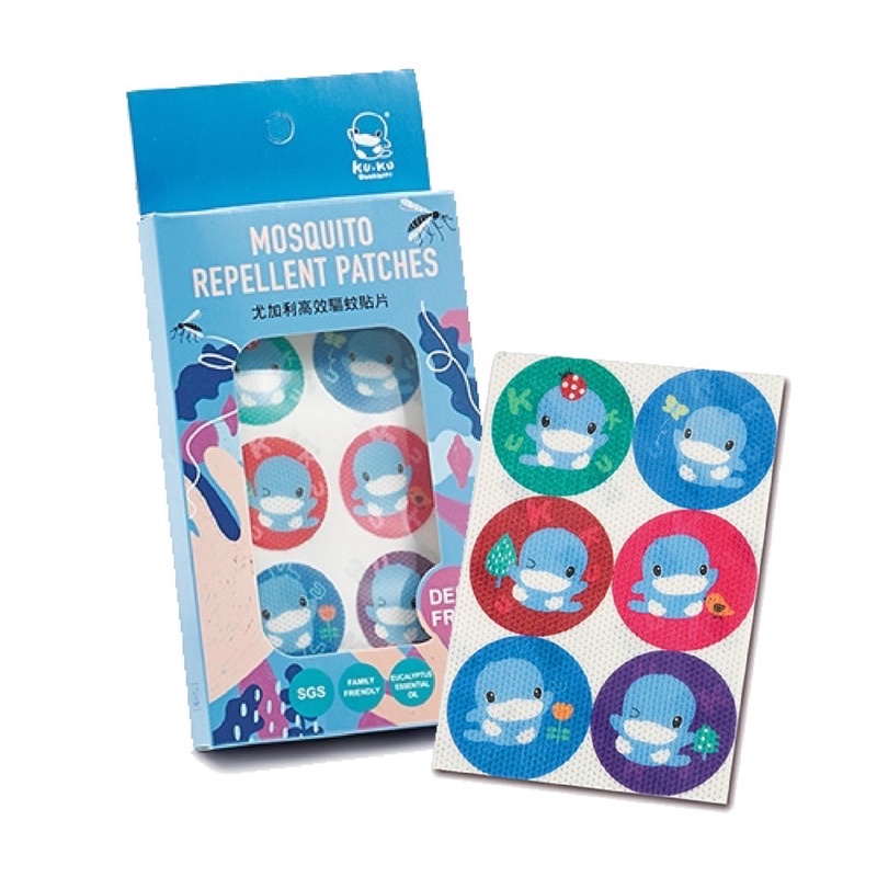 Set 12 miếng dán tinh dầu chống muỗi KU.KU Duckbill KU1125