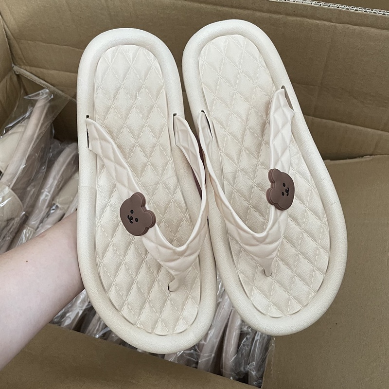 Dép Nhựa PVC Xỏ Ngón Họa Tiết Hoạt Hình Dễ Thương Thời Trang Hè 2022 sf8409