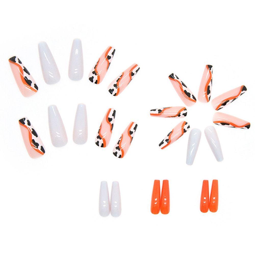 Hộp 24 Món Đồ Chơi HECCEH Chất Lượng Cao|Bộ Móng Tay Giả Che Phủ Toàn Diện Phong Cách Pháp