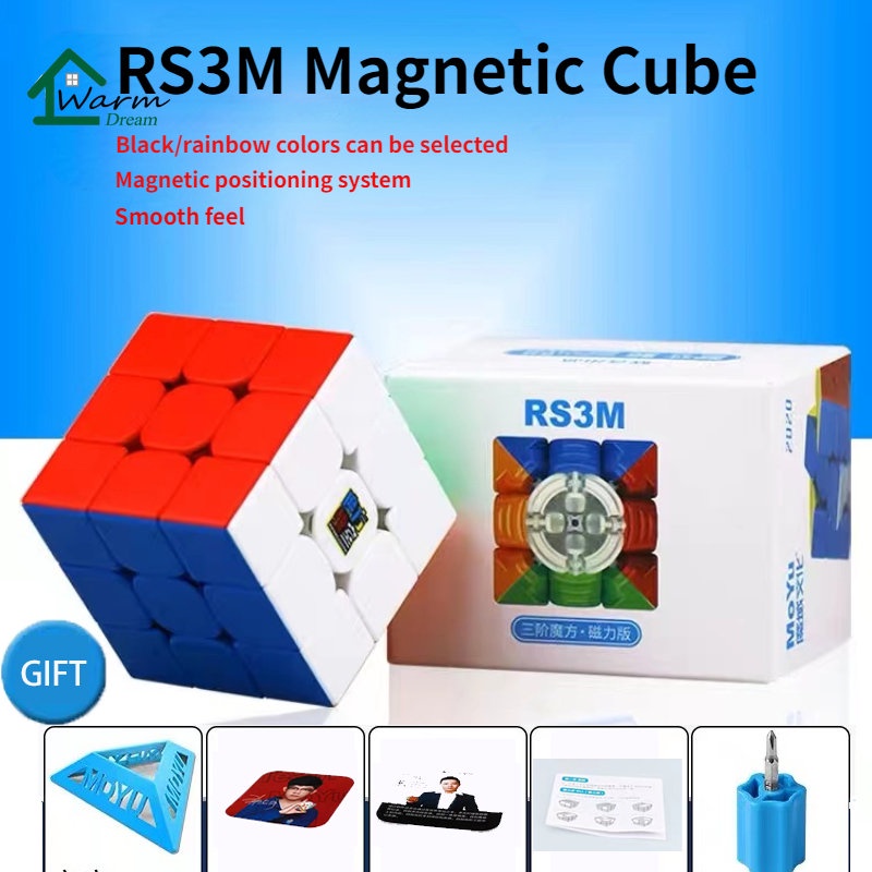 Đồ Chơi Khối Rubik Nam Châm Thần Kì Moyu RS3M 2020