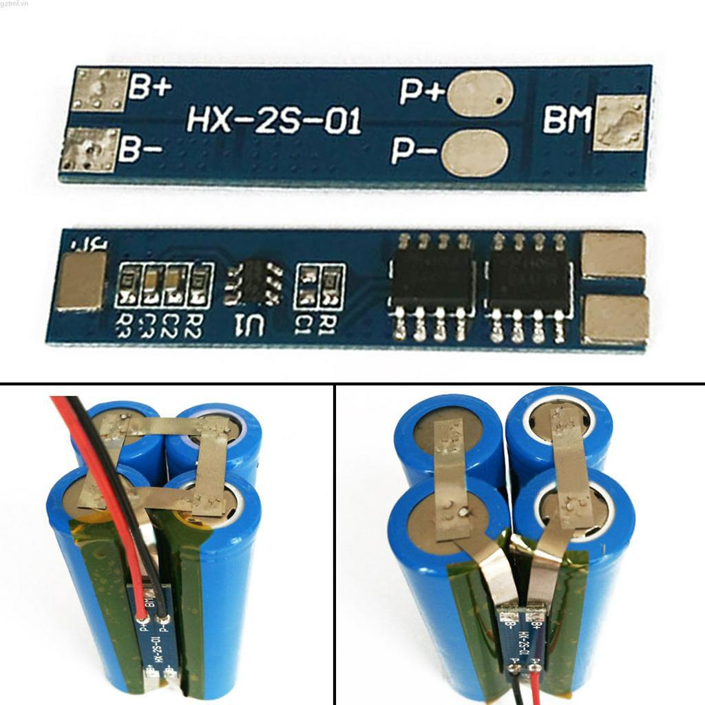 1 Bảng Mạch Bảo Vệ Sạc Pin Li-Ion Lithium 2s 5a Bms 18650 Li-Ion Lithium