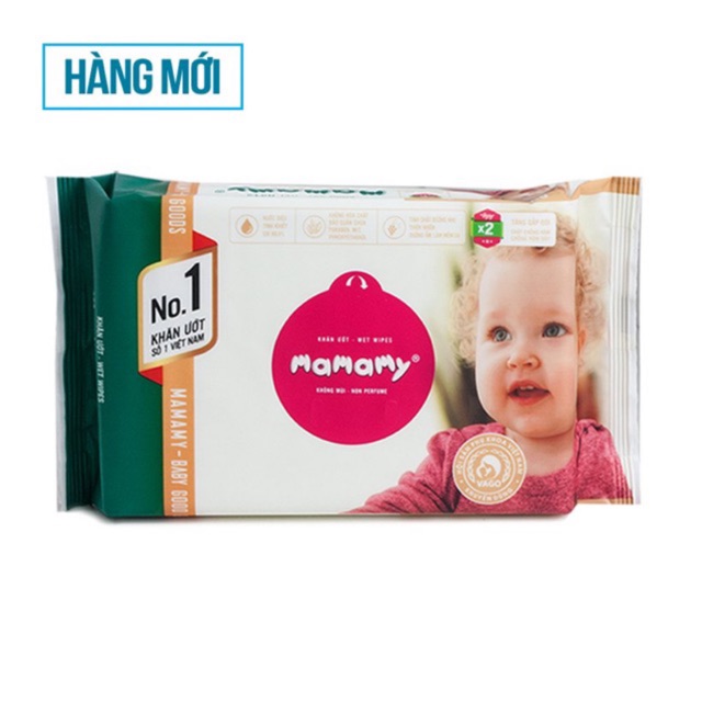 KHĂN ƯỚT/ GIẤY ƯỚT MAMAMY GÓI 30 TỜ