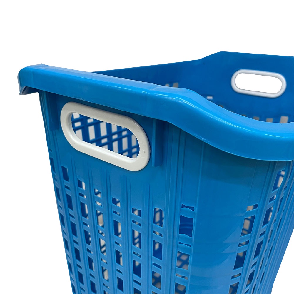 HomeBase SN Plastic Laundry Basket L 710/1 W44xD33.5xH42.5 Cm Blue