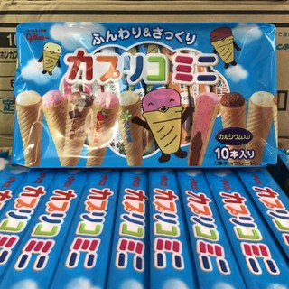 Bánh ốc quế Glico Nhật 87g date 2021