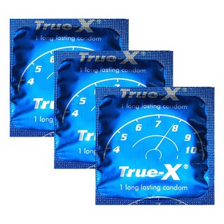 Bao cao su True-X performaX kéo dài thời gian(Hộp/3 cái)