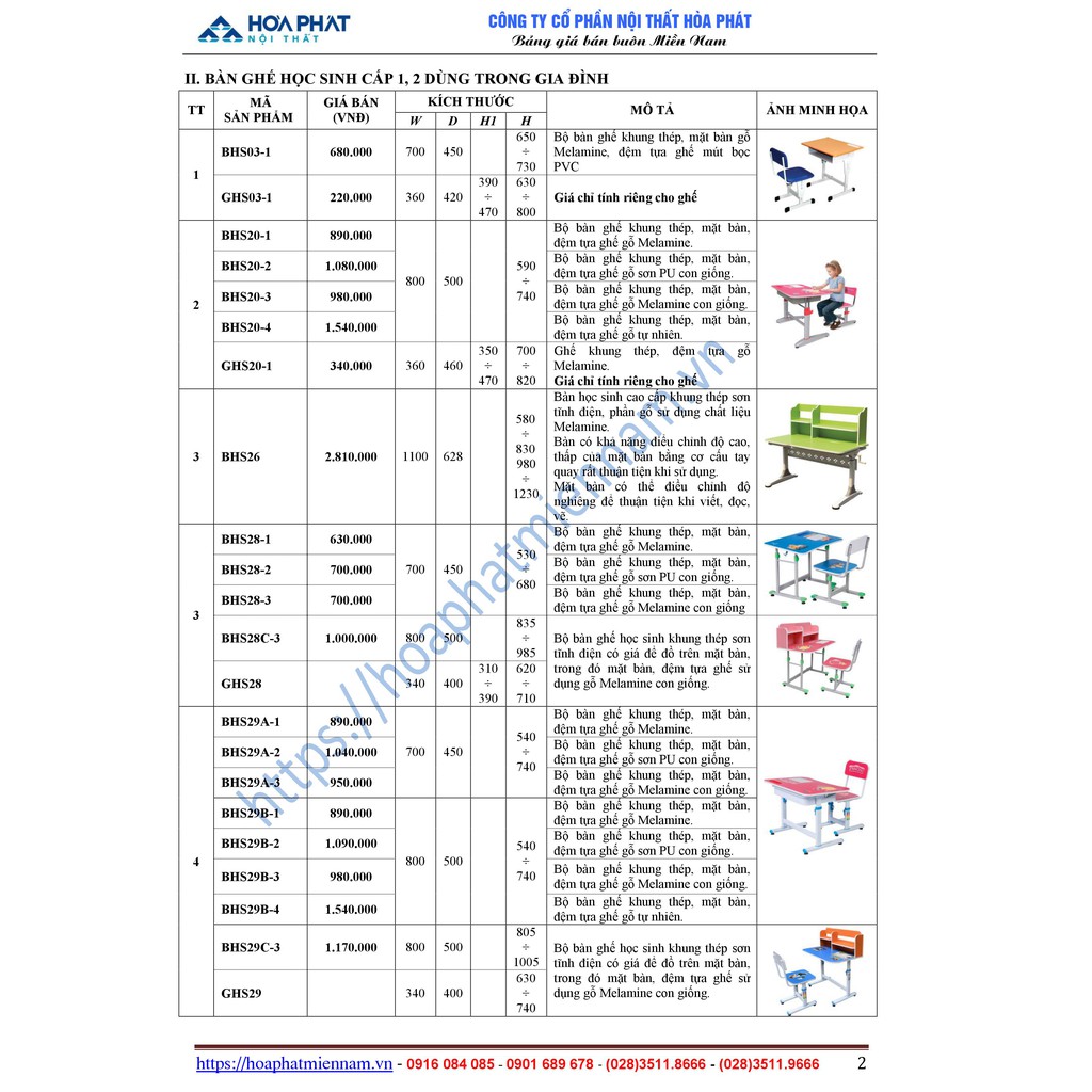 Bàn ghế học sinh Xuân Hòa BHS-14 chính hãng - Bảo hành 12 tháng