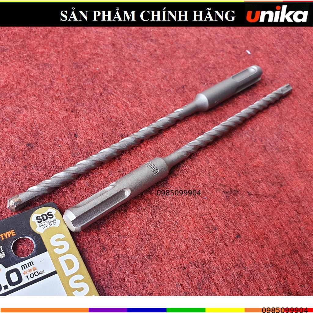 Mũi khoan bê tông cốt thép chân SDS Unika mã UX - Mũi 6 7 8 9 10 12 mm