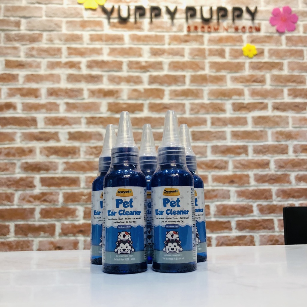 Dung dịch vệ sinh tai Virbac, Pet ear cleaner chó mèo/thú cưng, dung dịch rửa tai cho chó mèo