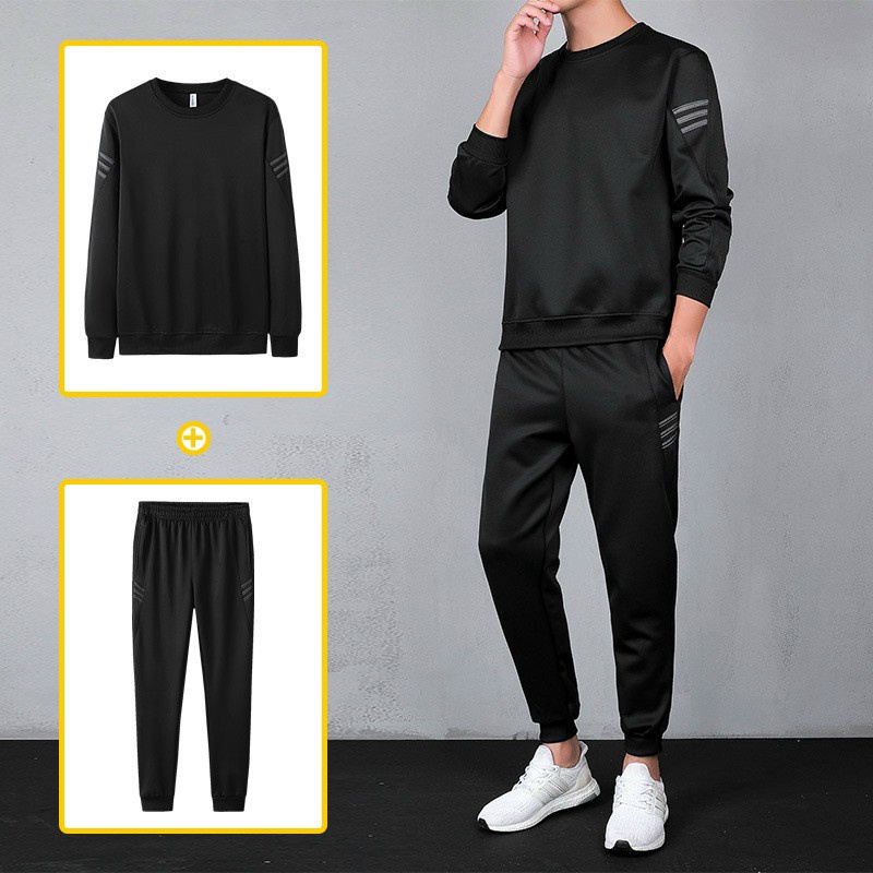 Bộ nỉ nam thể thao thu đông cao cấp vải dày dặn trẻ trung năng động