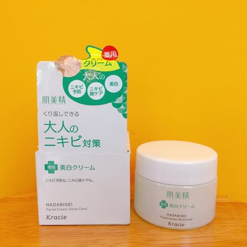 [HÀNG NHẬT CHÍNH HÃNG] ❤️Kem Dưỡng Da Mụn Kracie Hadabisei Facial Cream Nhật Bản 50g❤️❤️❤️