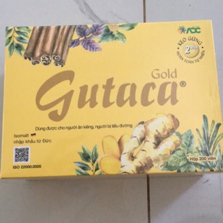 KẸO GỪNG GUTACA GOLD DÙNG CHO NGƯỜI ĂN KIÊNG