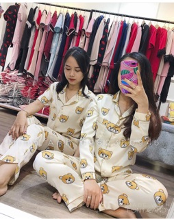 Bộ lụa áo cộc quần dài