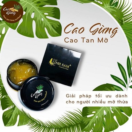 Kem Tan Mỡ Bụng Cao Gừng