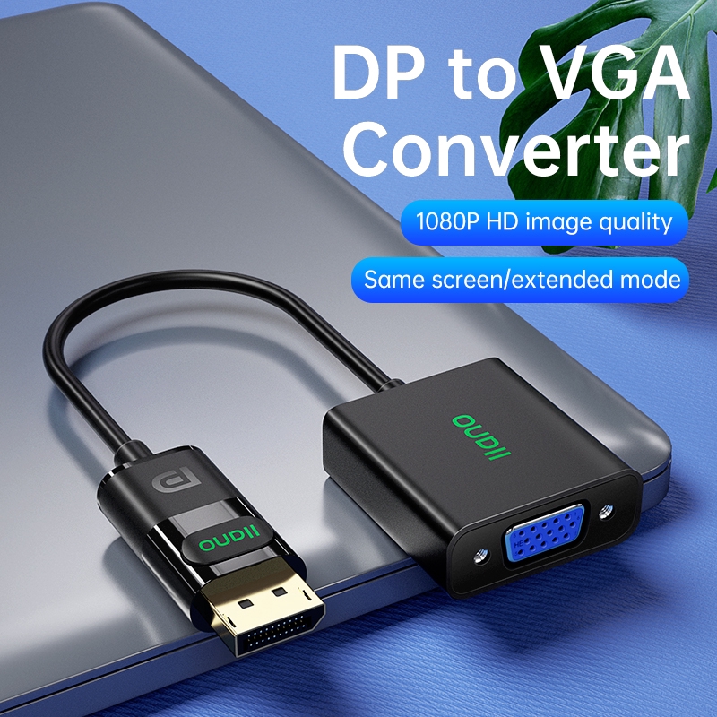 Llano Dây cáp chuyển đổi DP sang cổng hiển thị VGA 13.2cm