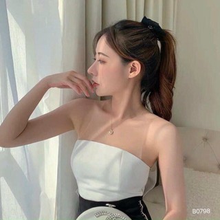 Áo kiểu nơ lưng croptop