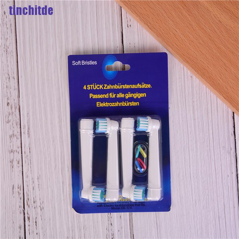 4 Đầu Bàn Chải Đánh Răng Điện Thay Thế Cho Oral B