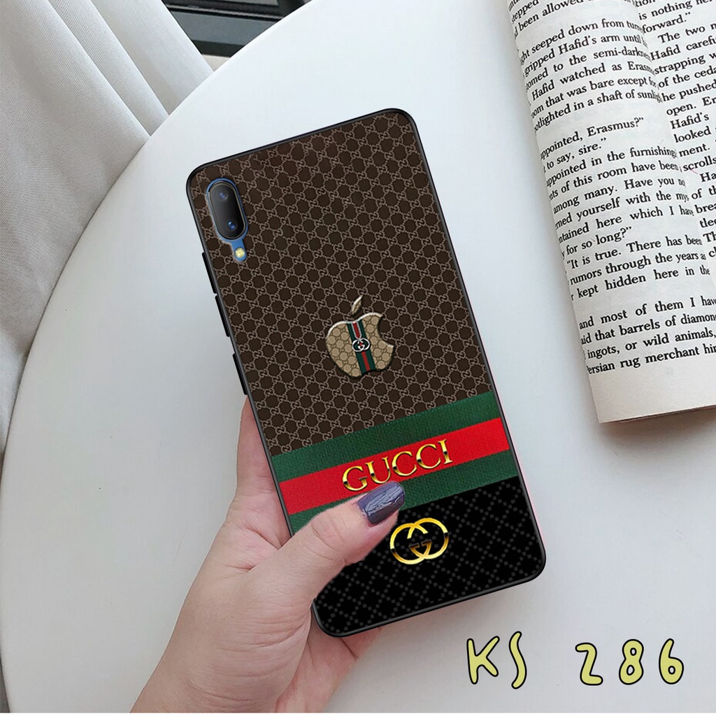 Ốp lưng Vivo V11 - Vivo V11i - Ốp in hình GÜÇÇÏ - lưng nhám viền TPU cao cấp