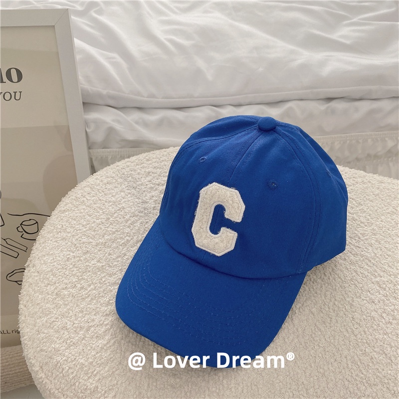 Mũ Lưỡi Trai Thêu Chữ C Dành Cho Nam Và Nữ Vải Cotton 6 Màu Thời Trang The Hat Club