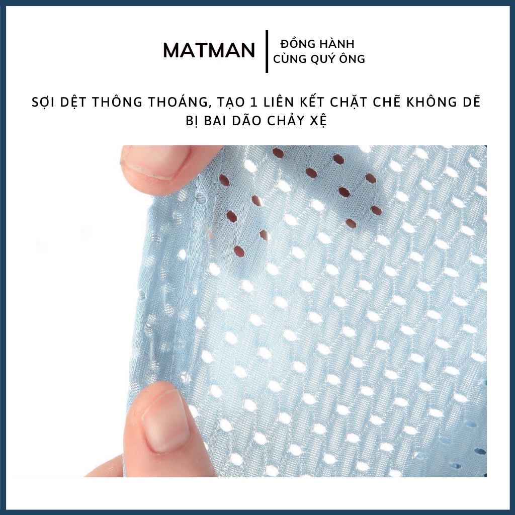 Quần lót lưới nam quần sịp đùi MATMAN thun lạnh co giãn mềm mại