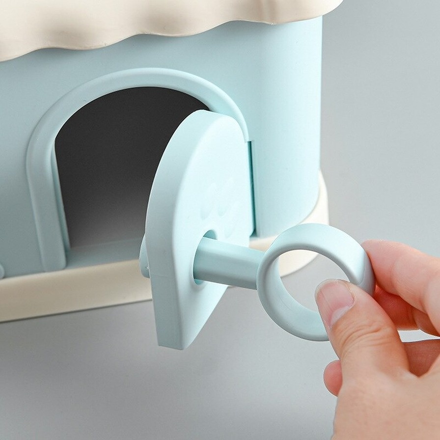 Phim hoạt hình ngôi nhà nhỏ dễ thương con heo đất sáng tạo di động đa chức năng với khóa ​Tạo Cho Bé ~COD