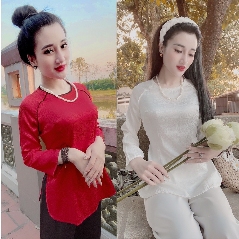 Bộ Bà Ba Cách Tân Lụa Cao Cấp Đồ Lam Đi Lễ Chùa Chất Mềm Mịn Ko Bai, Ko Xù Mặc Cực Thoải Mái Duyên Dáng