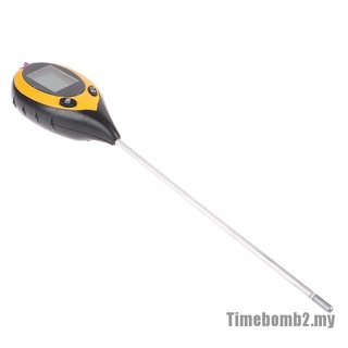 [Time2] Máy đo độ ẩm đất PH 4 trong 1 Máy đo độ ẩm ánh sáng mặt trời cho bãi cỏ cây trong vườn