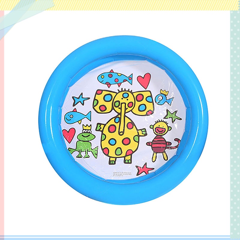 Bể bơi Bơm Hơi Hình Tròn Thiết Kế Gấp Gọn Tiện Dụng Cho Bé