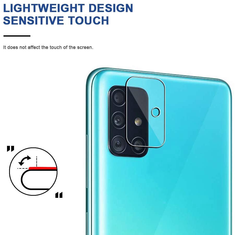 Kính Cường Lực Bảo Vệ Ống Kính Máy Ảnh Cho Samsung  Galaxy A03 A12 A02s M52 M32 M51 M31 M31s A51 A71 A21s A31 A11 A01 Core 4G 5G