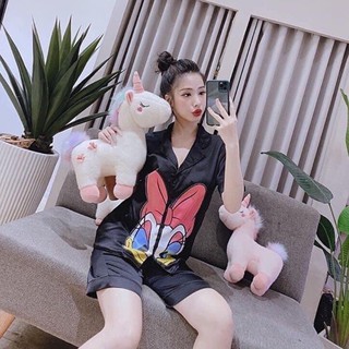 Bộ pijama lụa mặc nhà