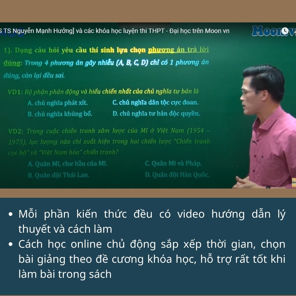 Sách luyện đề môn lịch sử: 55 Đề ôn thi THPT quốc gia 2023 Sử 12 moonbook