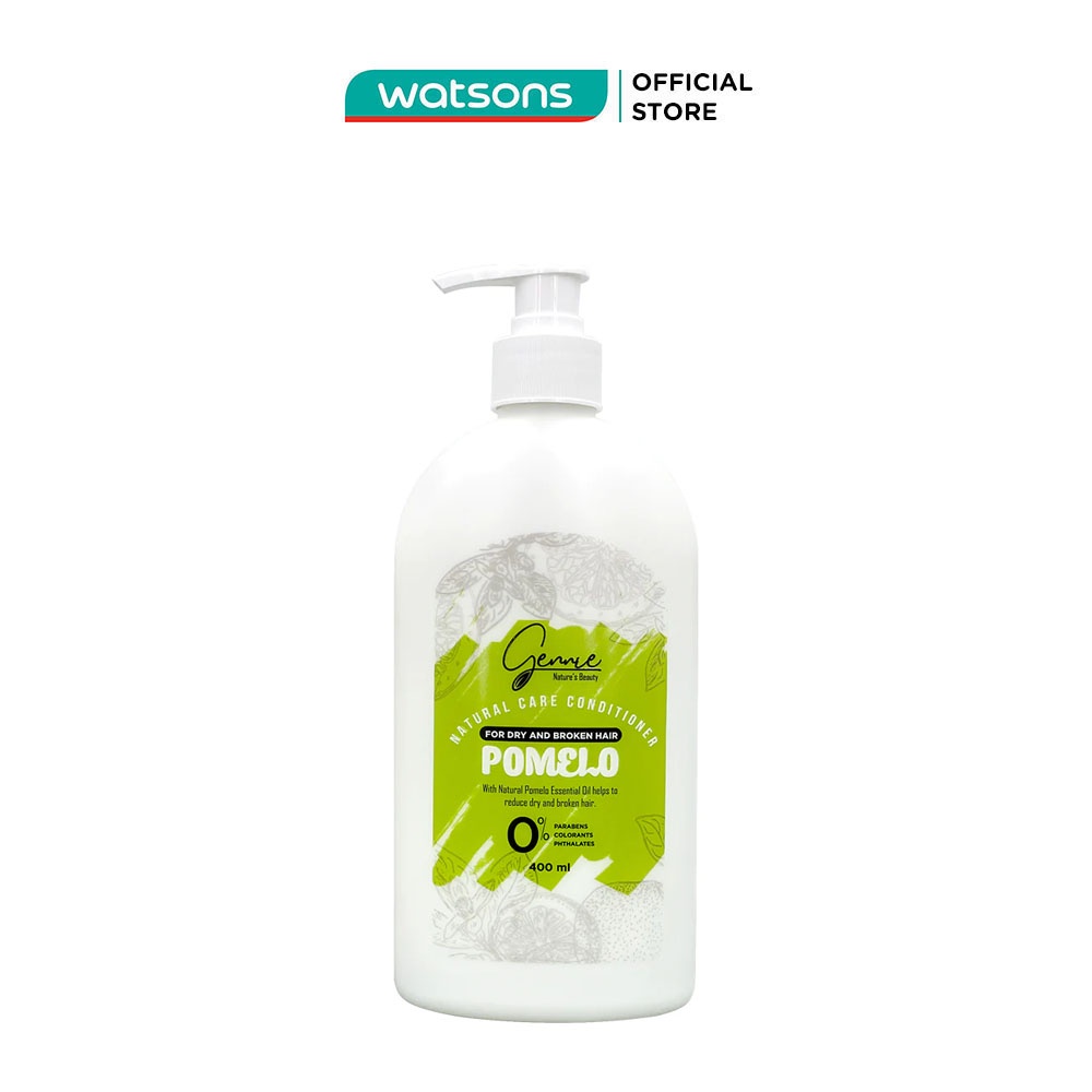 Dầu Xả Gennie Natural Care Tinh Dầu Bưởi Dành Cho Tóc Khô Và Dễ Gãy 400ml