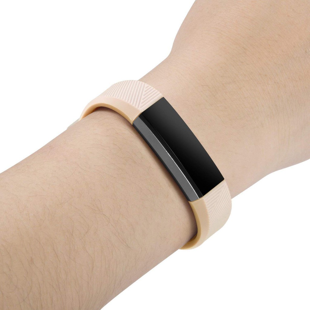 Mềm Dây Đeo Thay Thế Chất Liệu Silicon Màu Trơn Thời Trang Cho Fitbit Alta Hr