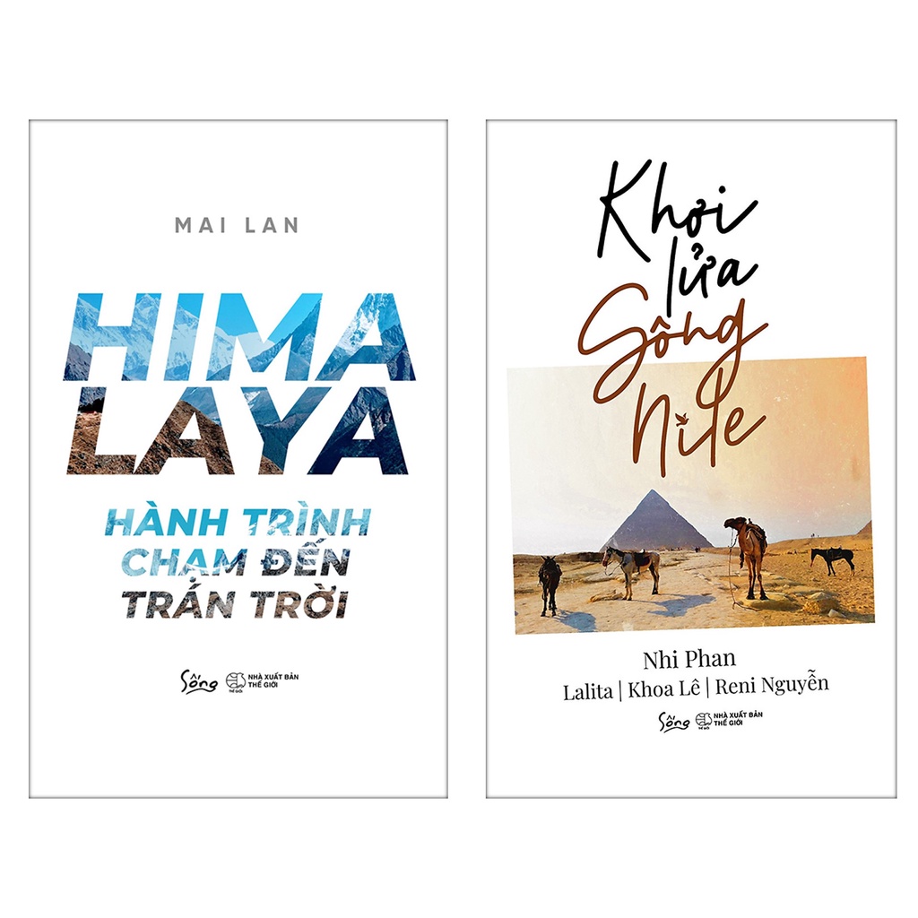 Sách - Combo Du Ký : HIMALAYA – Hành Trình Chạm Đến Trán Trời + Khơi Lửa Sông Nile