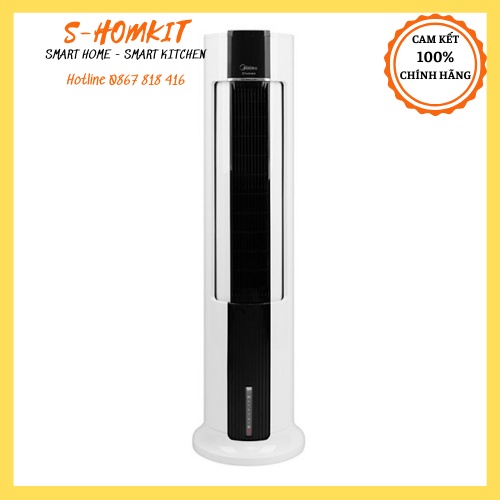 Quạt điều hòa tháp tròn không cánh inverter cao cấp Midea AC120-18AR, bảo hành 12 tháng, lỗi 1 đổi 1