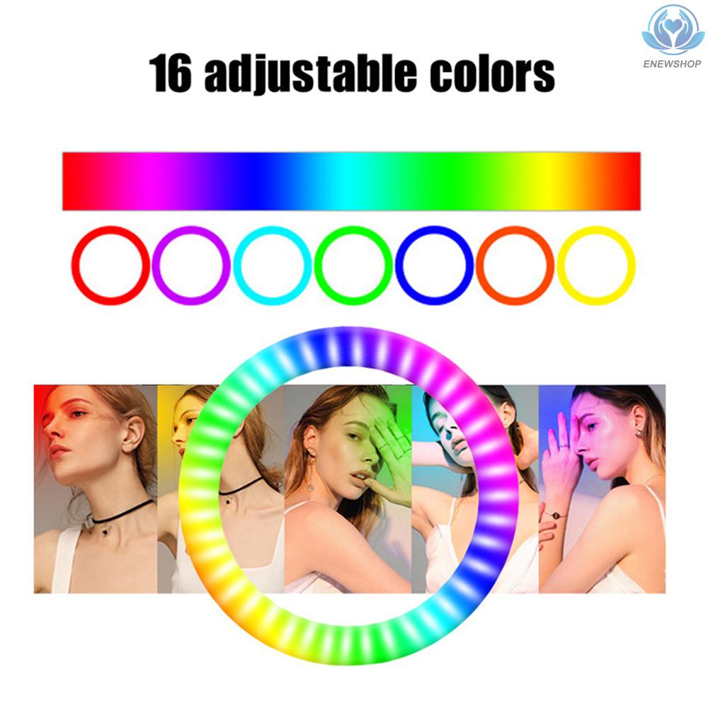 Vòng Đèn Led Rgb 10inch / 26cm 3500k-6500k Kèm Giá Đỡ Điện Thoại Và Điều Khiển Từ Xa | BigBuy360 - bigbuy360.vn