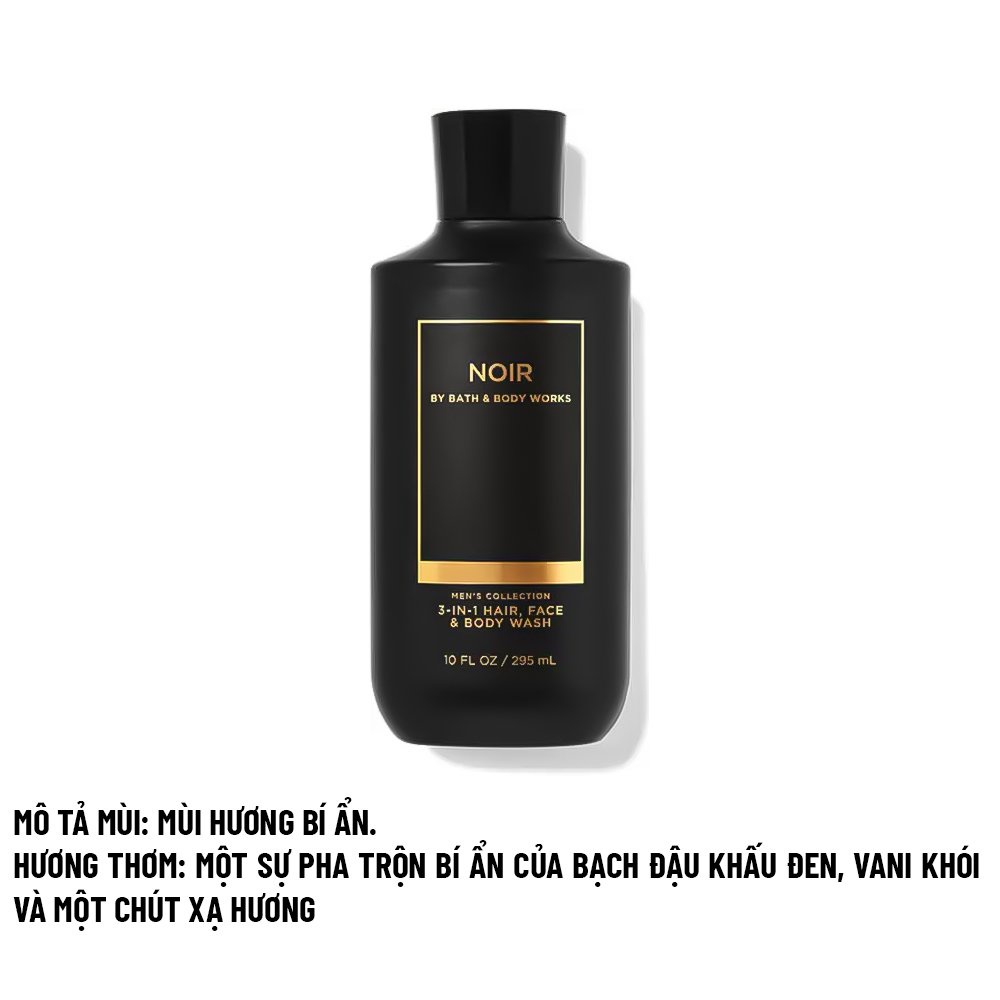 SỮA TẮM GỘI TOÀN THÂN BATH &amp; BODY WORKS 295ML CHO NAM